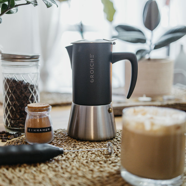 Grosche Milano Stovetop Espresso Maker & Reviews Wayfair